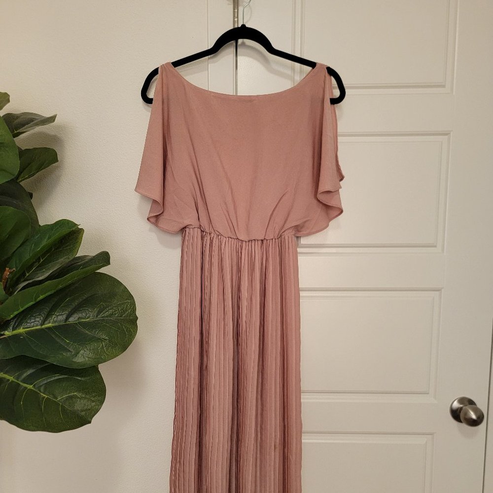 H&M pleated dress